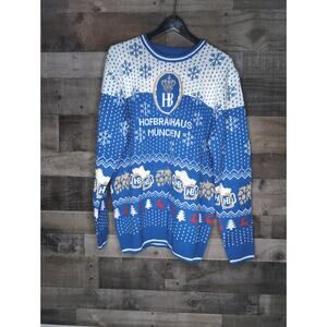 New With Tags Hofbrauhaus Munchen Winter Sweater, Ugly Christmas Sweater Size XL